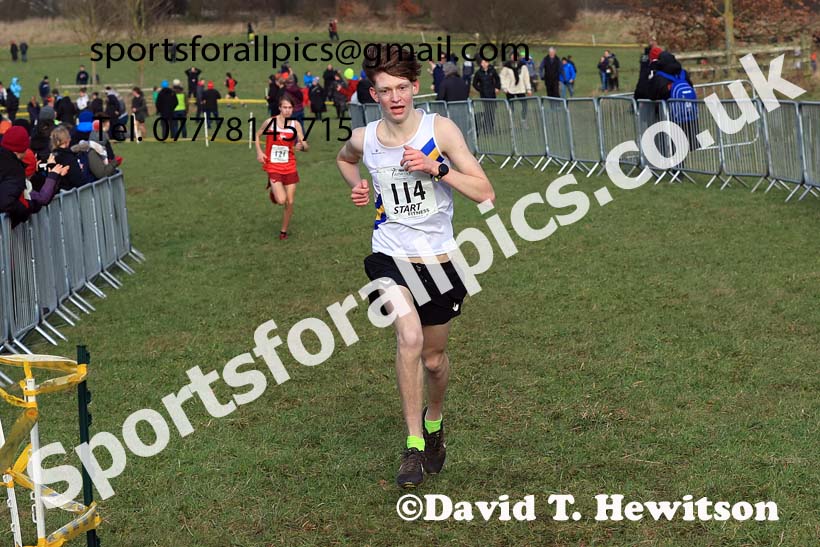 Mens Under-17s 2024 Northern Cross Country Champs., Sedgefield. Photo: David T. Hewitson/Sports for All Pics